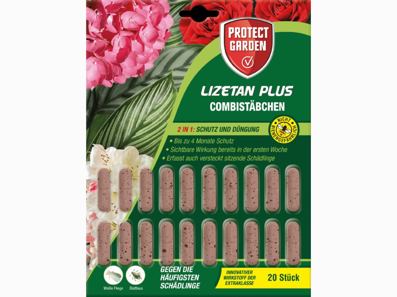 PROTECT GARDEN Lizetan® Plus Combistäbchen 20er Pack