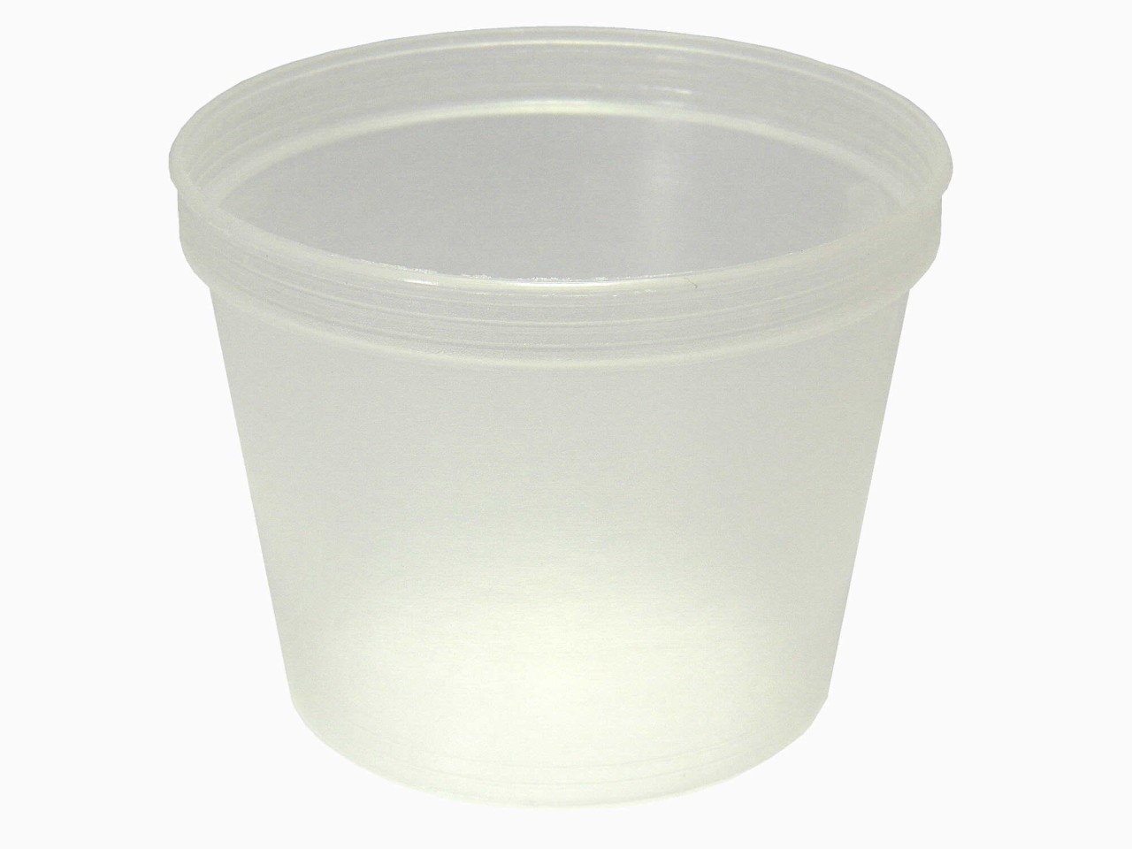 clear round pot 7cm